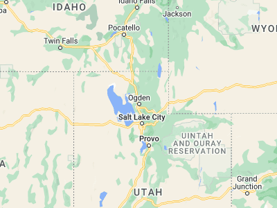 Map showing location of Ogden (41.223, -111.97383)