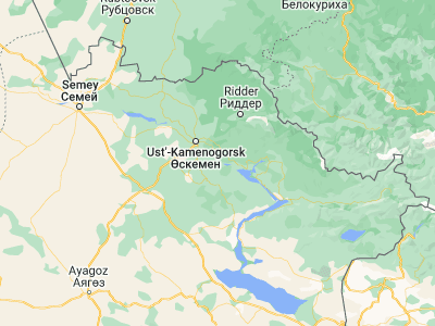Map showing location of Ognevka (49.68352, 83.01674)