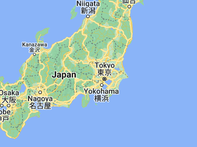 Map showing location of Ōi (35.85111, 139.51667)