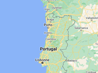 Map showing location of Oiã (40.54264, -8.53856)