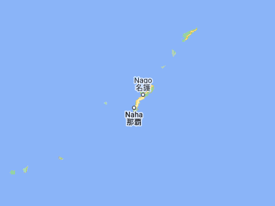 Map showing location of Okinawa (26.33583, 127.80139)