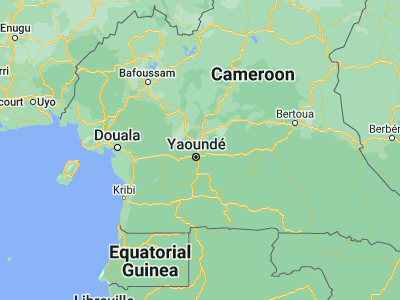 Map showing location of Okoa (3.98333, 11.6)
