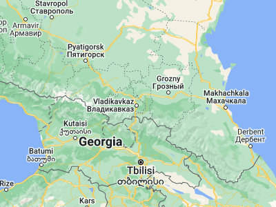 Map showing location of Oktyabr’skoye (43.06451, 44.74171)