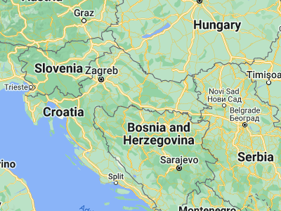 Map showing location of Okučani (45.25833, 17.20167)