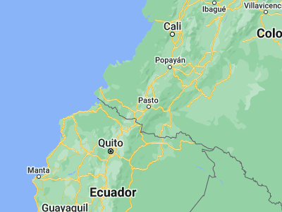 Map showing location of Olaya Herrera (1.25609, -77.49665)