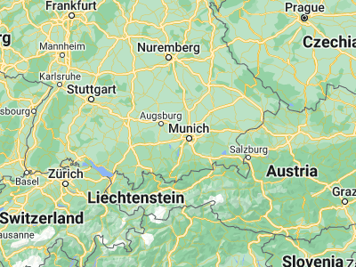 Map showing location of Olching (48.2, 11.33333)