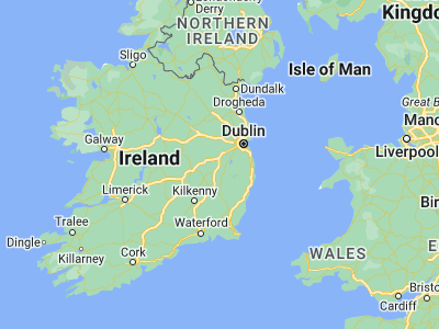 Map showing location of Old Kilcullen (53.10639, -6.76528)