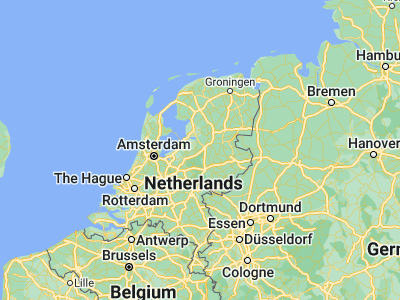 Map showing location of Oldebroek (52.445, 5.90139)