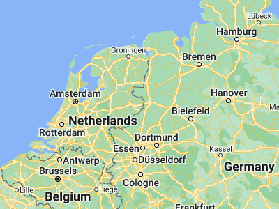 Map showing location of Oldenzaal (52.31333, 6.92917)