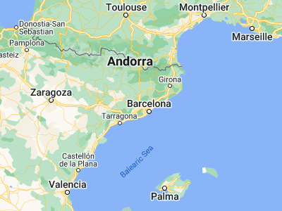 Map showing location of Olesa de Montserrat (41.54372, 1.89408)