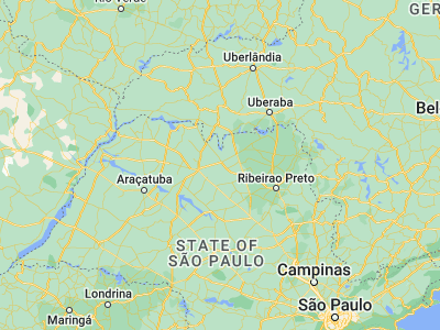 Map showing location of Olímpia (-20.73722, -48.91472)