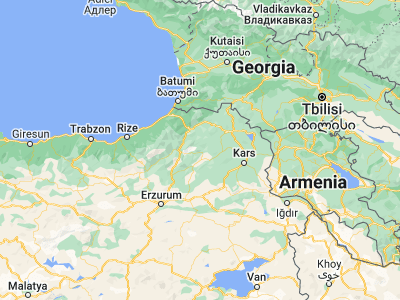 Map showing location of Olur (40.82164, 42.12846)