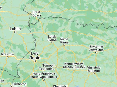 Map showing location of Olyka (50.71855, 25.81251)