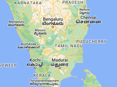 Map showing location of Omalur (11.74099, 78.04559)