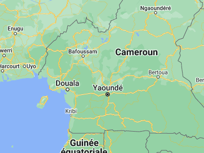 Map showing location of Ombésa (4.6, 11.25)