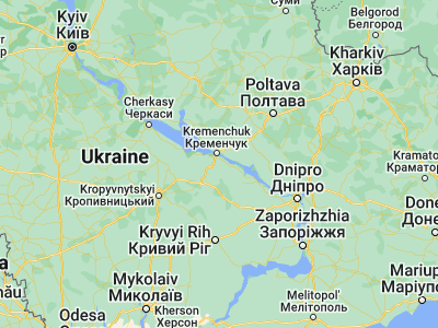 Map showing location of Onufriyivka (48.90716, 33.44869)
