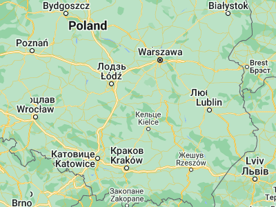 Map showing location of Opoczno (51.37569, 20.27827)