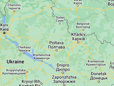 Map showing location of Oposhnya (49.95652, 34.61226)
