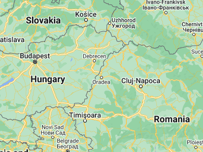 Map showing location of Oradea (47.06667, 21.93333)