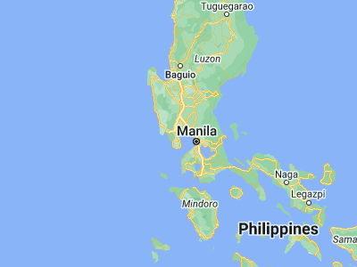 Map showing location of Orani (14.8006, 120.5371)