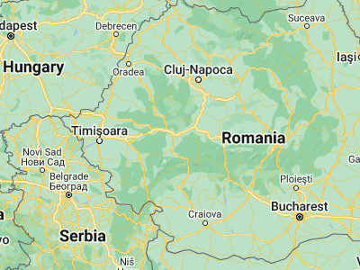 Map showing location of Orăştie (45.83333, 23.2)