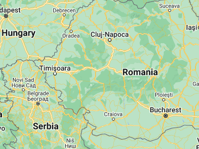 Map showing location of Orăştioara de Sus (45.73333, 23.16667)