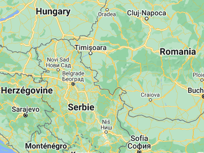 Map showing location of Oraviţa (45.0325, 21.68944)