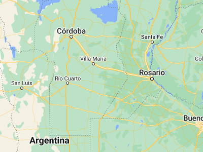 Map showing location of Ordóñez (-32.84057, -62.86552)