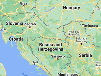Map showing location of Oriovac (45.16611, 17.76)