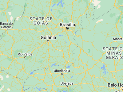 Map showing location of Orizona (-17.03139, -48.29583)