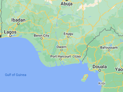 Map showing location of Orlu (5.79464, 7.03495)