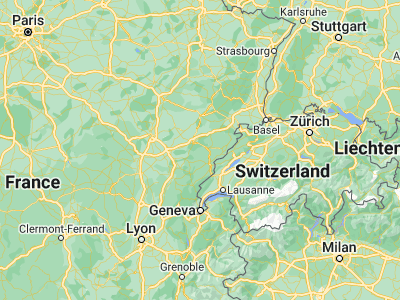 Map showing location of Ornans (47.10749, 6.14306)