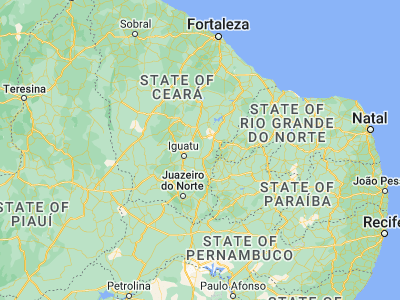Map showing location of Orós (-6.24444, -38.91361)