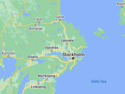 Map showing location of Örsundsbro (59.73333, 17.3)