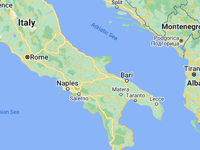 Map showing location of Orta Nova (41.32993, 15.71066)