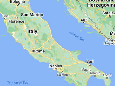 Map showing location of Ortona (42.34964, 14.40391)