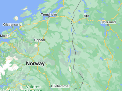 Map showing location of Os (62.49647, 11.22326)