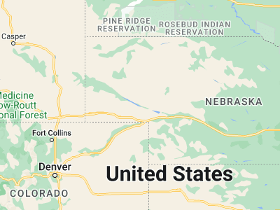 Map showing location of Oshkosh (41.40498, -102.34436)