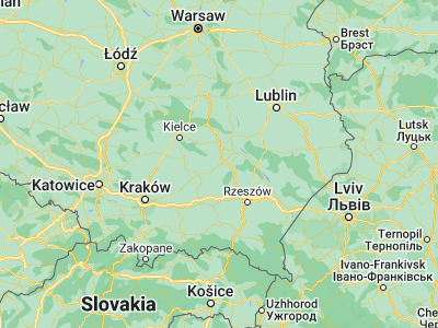 Map showing location of Osiek (50.51996, 21.44192)