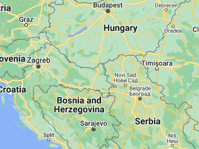 Map showing location of Osijek (45.55111, 18.69389)
