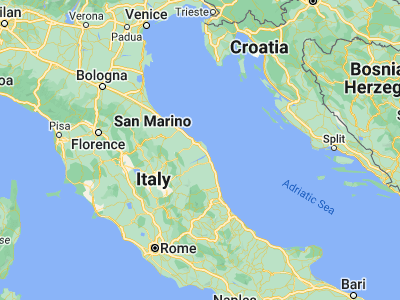 Map showing location of Osimo (43.48276, 13.48748)