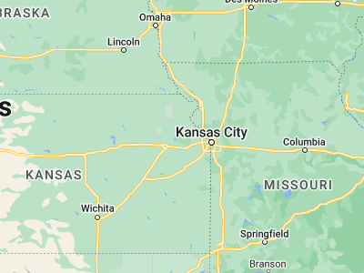 Map showing location of Oskaloosa (39.21528, -95.31275)