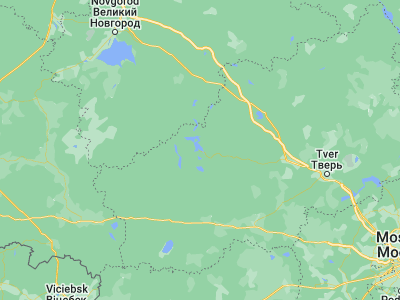 Map showing location of Ostashkov (57.14667, 33.10753)