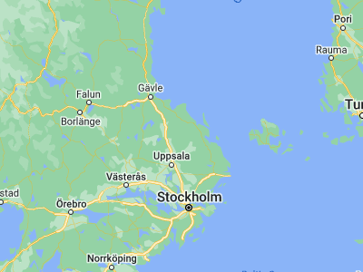 Map showing location of Österbybruk (60.2, 17.9)