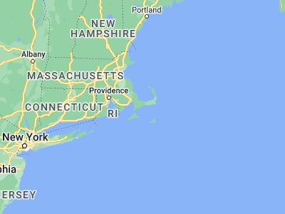 Map showing location of Osterville (41.62844, -70.38697)