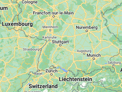 Map showing location of Ostfildern (48.72704, 9.24954)