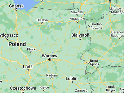 Map showing location of Ostrów Mazowiecka (52.80245, 21.89507)