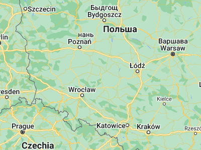 Map showing location of Ostrów Wielkopolski (51.65501, 17.80686)