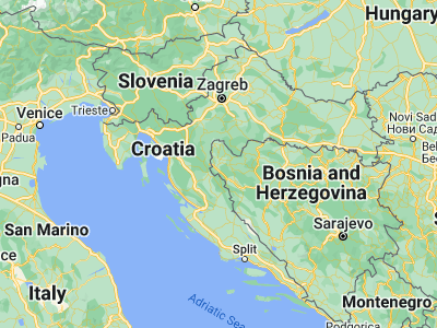 Map showing location of Ostrožac (44.90866, 15.94044)