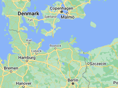 Map showing location of Ostseebad Dierhagen (54.29243, 12.35799)
